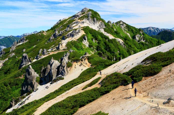 燕岳 稜線