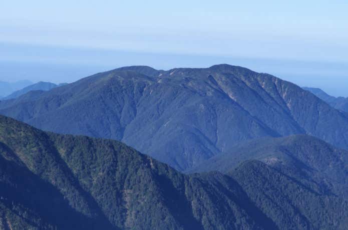 南アルプスの光岳