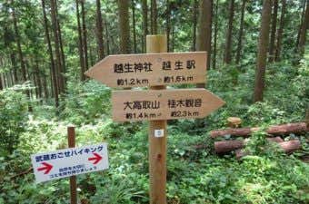 大高取山　標識