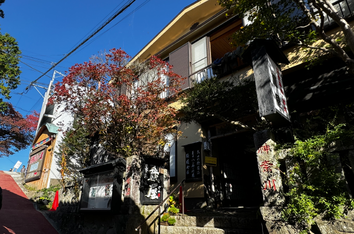 御岳山の宿坊エリア