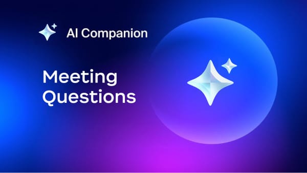 Zoom AI Companion のミーティング質問の使用方法