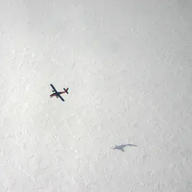 Shadow over the glacier