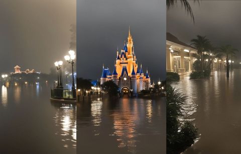 Non, Disney World à Orlando n’est pas sous l’eau après l’ouragan Milton