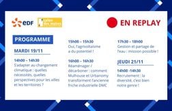 Retrouvez les conférences EDF du Salon des Maires 2024 en replay