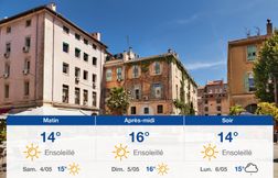 Prévisions météo du vendredi 3 mai 2024 à Marseille