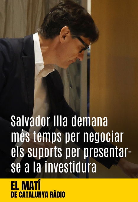 Salvador Illa demana més temps per negociar els suports per presentar-se a la investidura