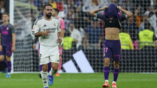  El gol de Carvajal ha truncat l'alegria perica (EFE) 