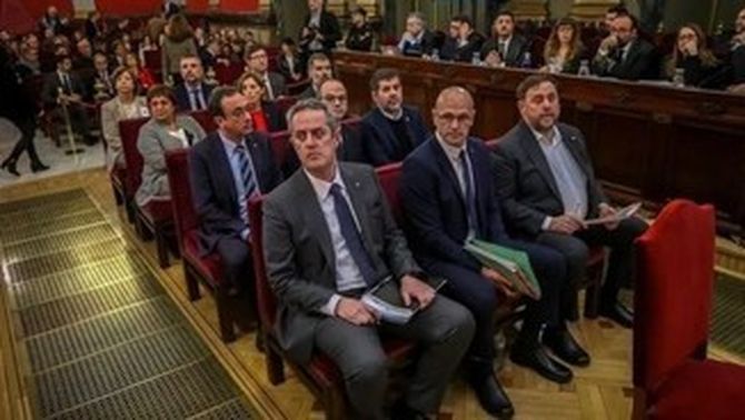 L'Advocacia de l'Estat demana que es rebaixi a la meitat la inhabilitació dels líders de l'1-O