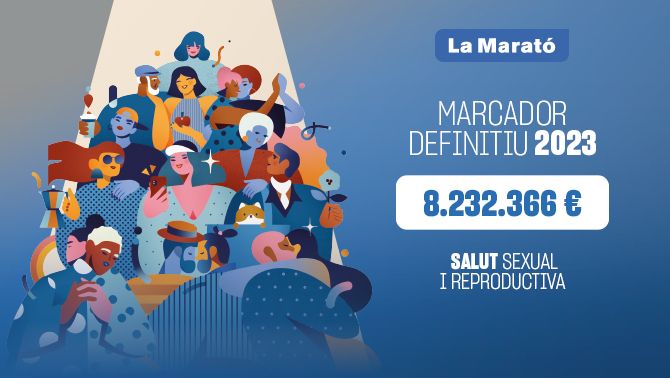  La Marató per la salut sexual i reproductiva aconsegueix un marcador final de 8.232.366 euros 