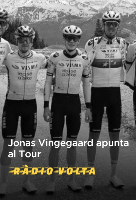 Imatge de:Jonas Vingegaard apunta al Tour