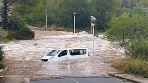 Balanç d'unes hores de pluja localment torrencial a punts del Camp de Tarragona i de l'Ebre