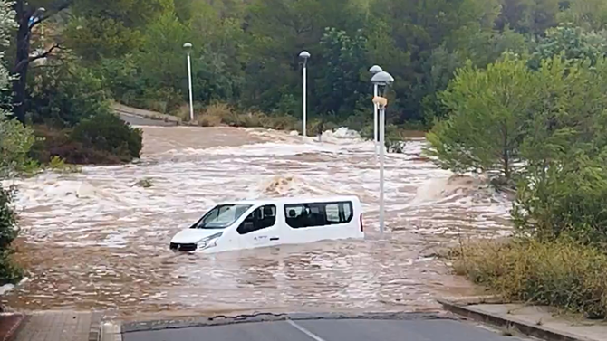  Balanç d'unes hores de pluja localment torrencial a punts del Camp de Tarragona i de l'Ebre 