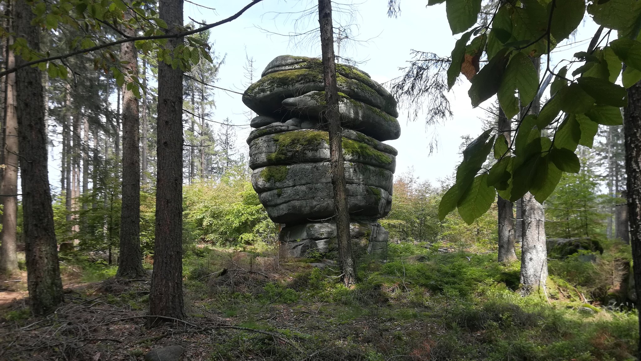 Der Brotfelsen bei Flossenbürg