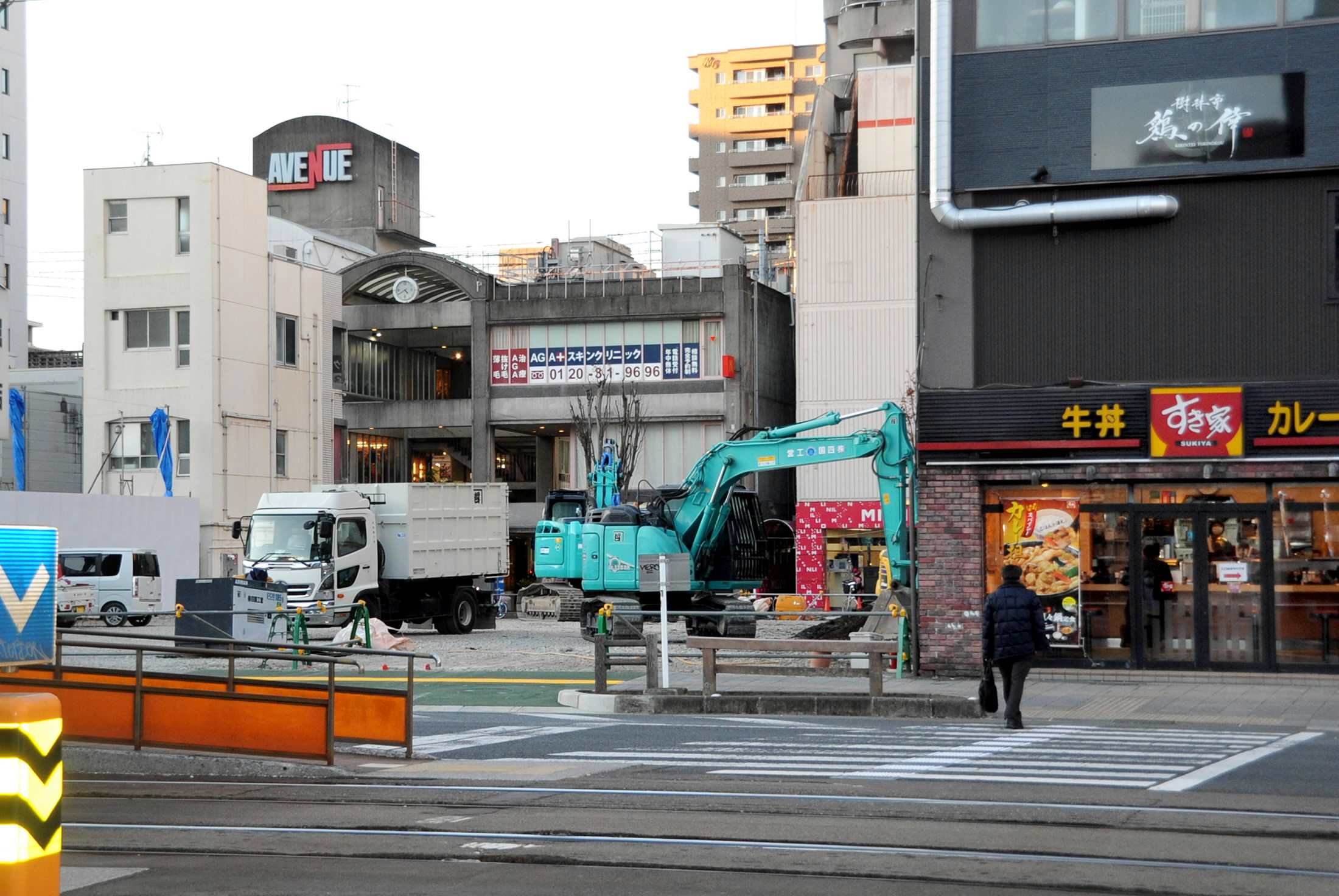 「御宿野乃高知」（仮称）の建設予定地（高知市本町１丁目）