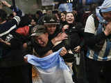 Argentina fans revel in their Copa America triumph, a brief respite from their country's crises