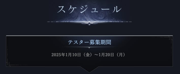 応募期間は2025年1月20日(月)まで