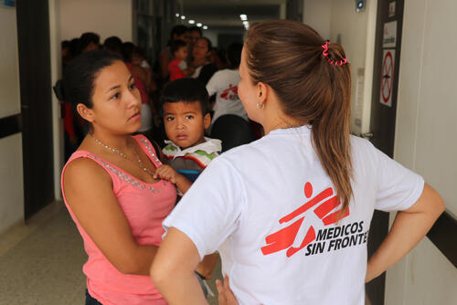 Medical needs of Venezuelan migrants overwhelm the capacity of the Colombian health system