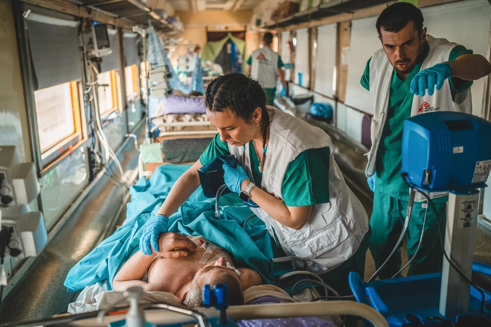 Doctors on Rails - MSF Medicalised train in Ukraine