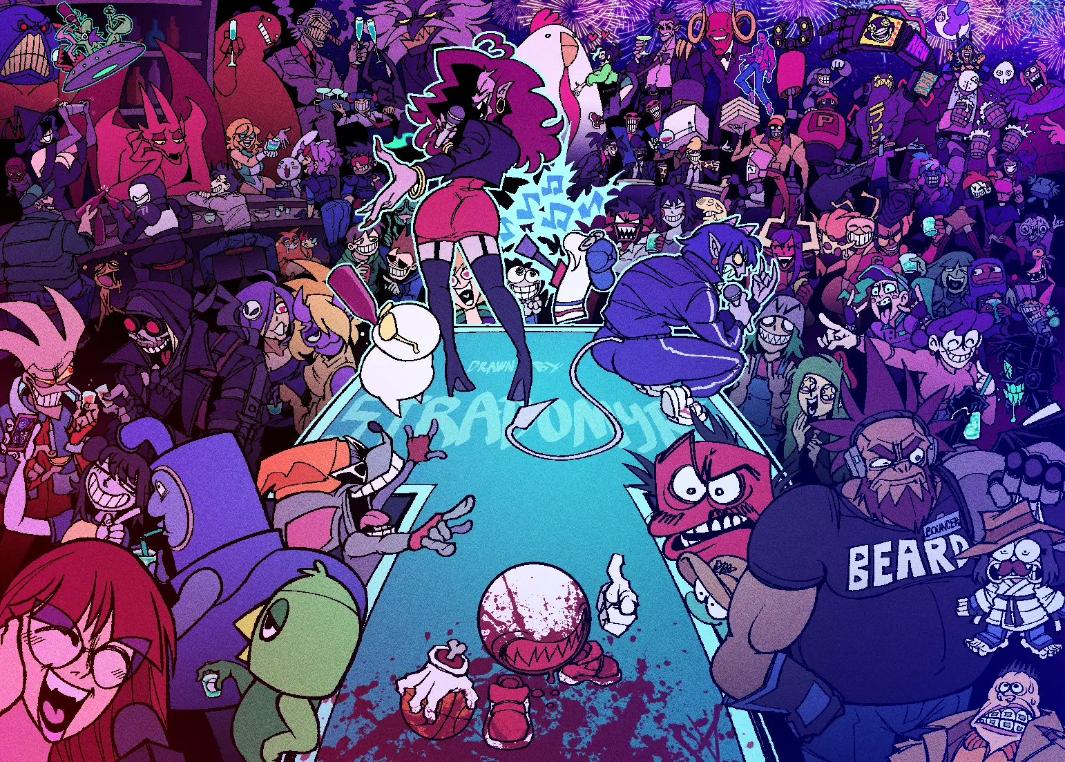 Newgrounds Background Image Theme