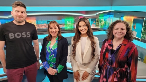 In studio L to R: Gavin Duffy, host Evelyn O'Rourke, Katie Lenehan and Louise Boylan.