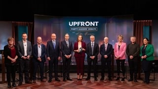 Leaders present their final pitch on Upfront debate