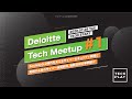 Deloitte Tech Meetup ＃1 - Society5.0時代を支えるサイバーセキュリティ戦略と実現する為のサイバー技術研究、最新技術の事例紹介 -