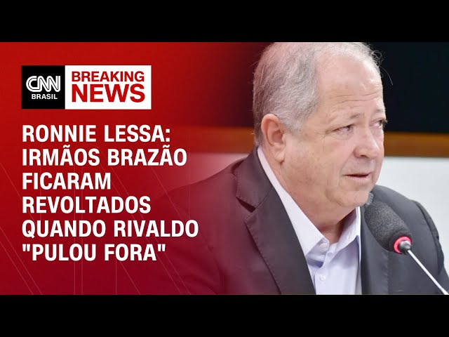 Ronnie Lessa: Irmãos Brazão ficaram revoltados quando Rivaldo "pulou fora" | CNN ARENA