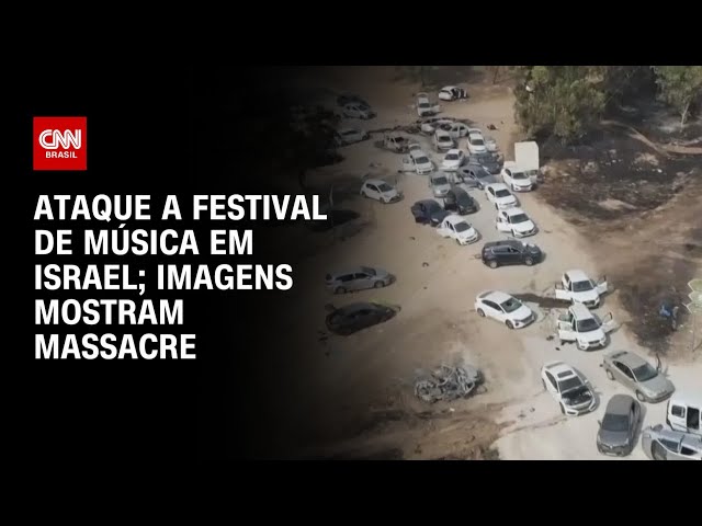 Ataque a festival de música em Israel; imagens mostram massacre | CNN NOVO DIA