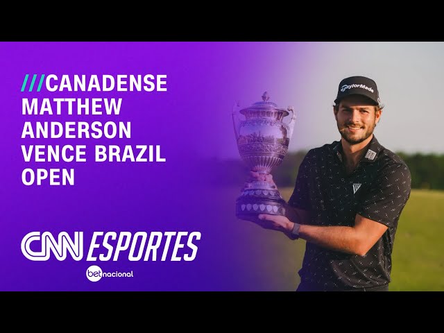 Canadense Matthew Anderson vence Brazil Open | CNN PRIME TIME