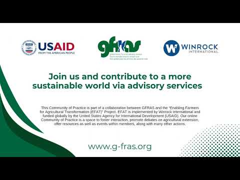 Watch (ENGLISH) EFAT Supports the Global Community of Practice on Agricultural Extension and Advisory Services on YouTube