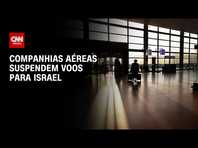 Companhias aéreas suspendem voos para Israel | CNN NOVO DIA