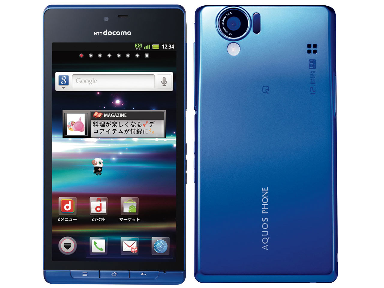 �V���[�v AQUOS PHONE SH-01D ���i�摜