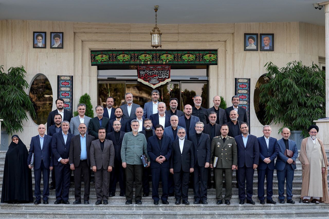 1st photo of caretaker gov't after tragic loss of Pres. Raisi