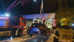 Schwerer Unfall auf der A10 Tauernautobahn (Bild: Hauptfeuerwache Villach)