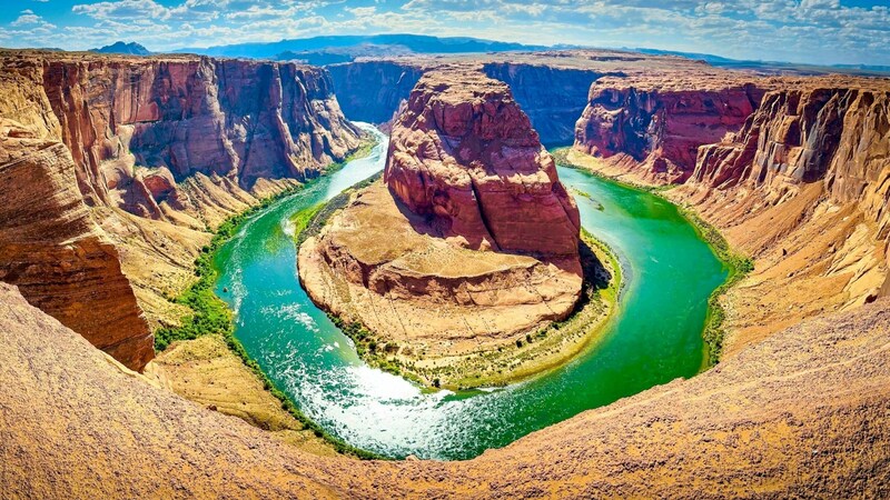 Die Gegend heißt: Horseshoe Bend (Bild: Sepp Pail)