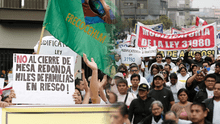 Empieza otra ola de protestas en contra del Congreso y el Gobierno