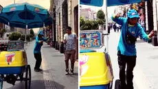 Heladero en Arequipa deja su carrito y se pone a bailar wititi en plena calle: "Ama su cultura"