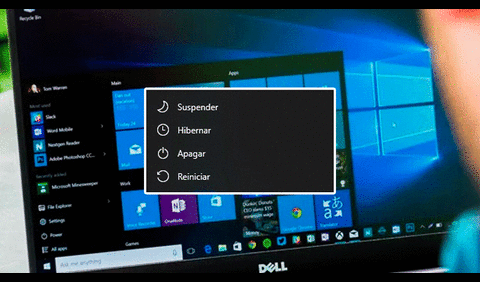 ¿Para qué sirve la función 'Hibernar' de Windows y en qué se diferencia con 'Suspender'?