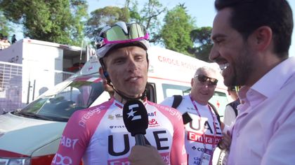 'He never says slow down!' - Majka on working for Pogacar at Giro
