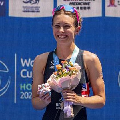 Rainsley blows 'off cobwebs' with first World Triathlon Cup win
