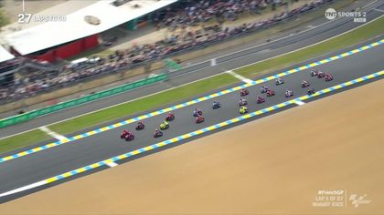 Bagnaia jumps Martin off the line in MotoGP Grand Prix de France