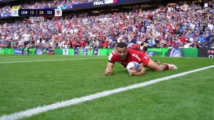 ‘What a celebration!’- Lebel’s electric try gives Toulouse lead in Champions Cup final