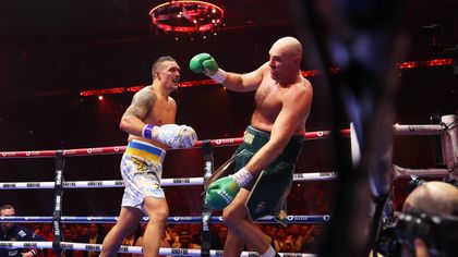 'All kinds of trouble!' - Watch the shot that turned Fury-Usyk bout