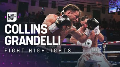 Highlights as Collins beats Grandelli on points