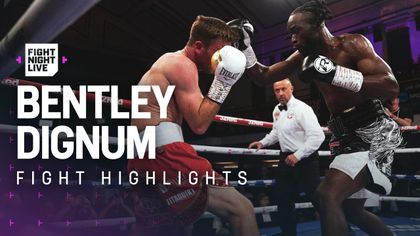 Highlights as Bentley makes statement with brutal stoppage of Dignum