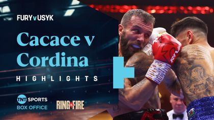 Highlights: Cacace stuns Cordina to become IBF super featherweight champion