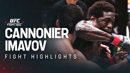 UFC Fight Night Highlights: Imavov stops Cannonier in fourth-round win