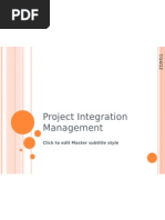 Project Integration Management