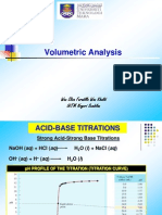 Volumetric Analysis (CHAPTER 5)