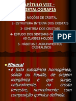 Geologia (8) (9) - Cristalografia ... Mineralogia